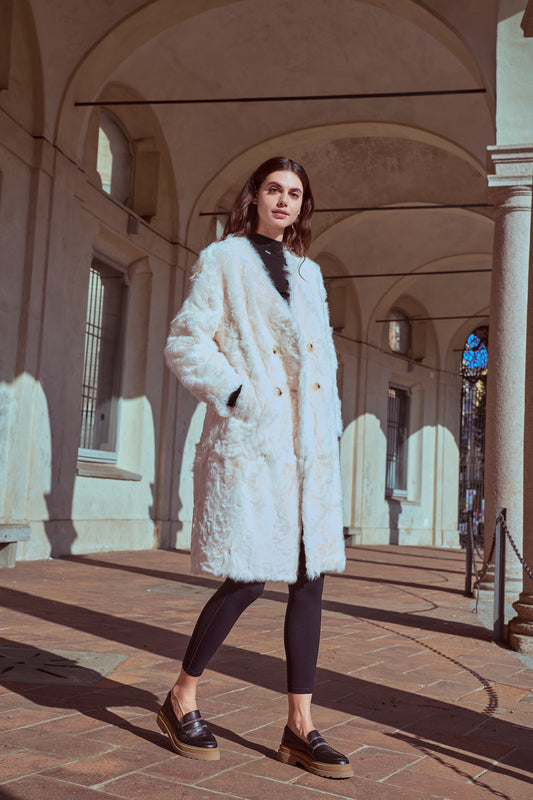 Cappotto in pelo lungo