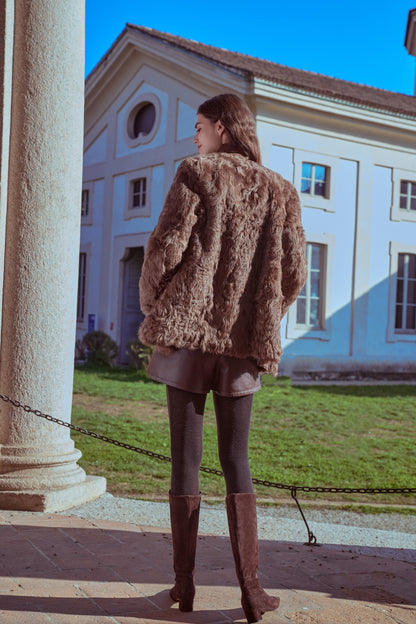 Pelliccia stile tailleur
