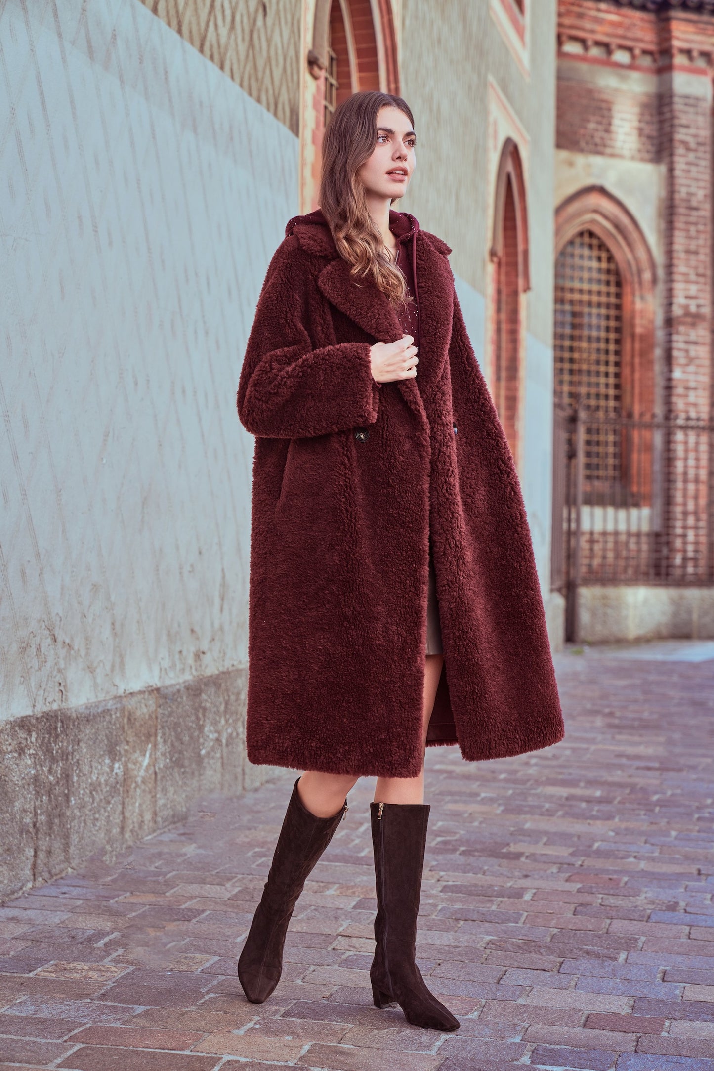 Cappotto lungo lana
