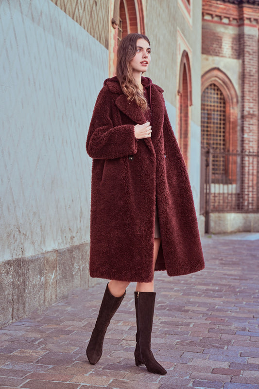 Cappotto lungo lana