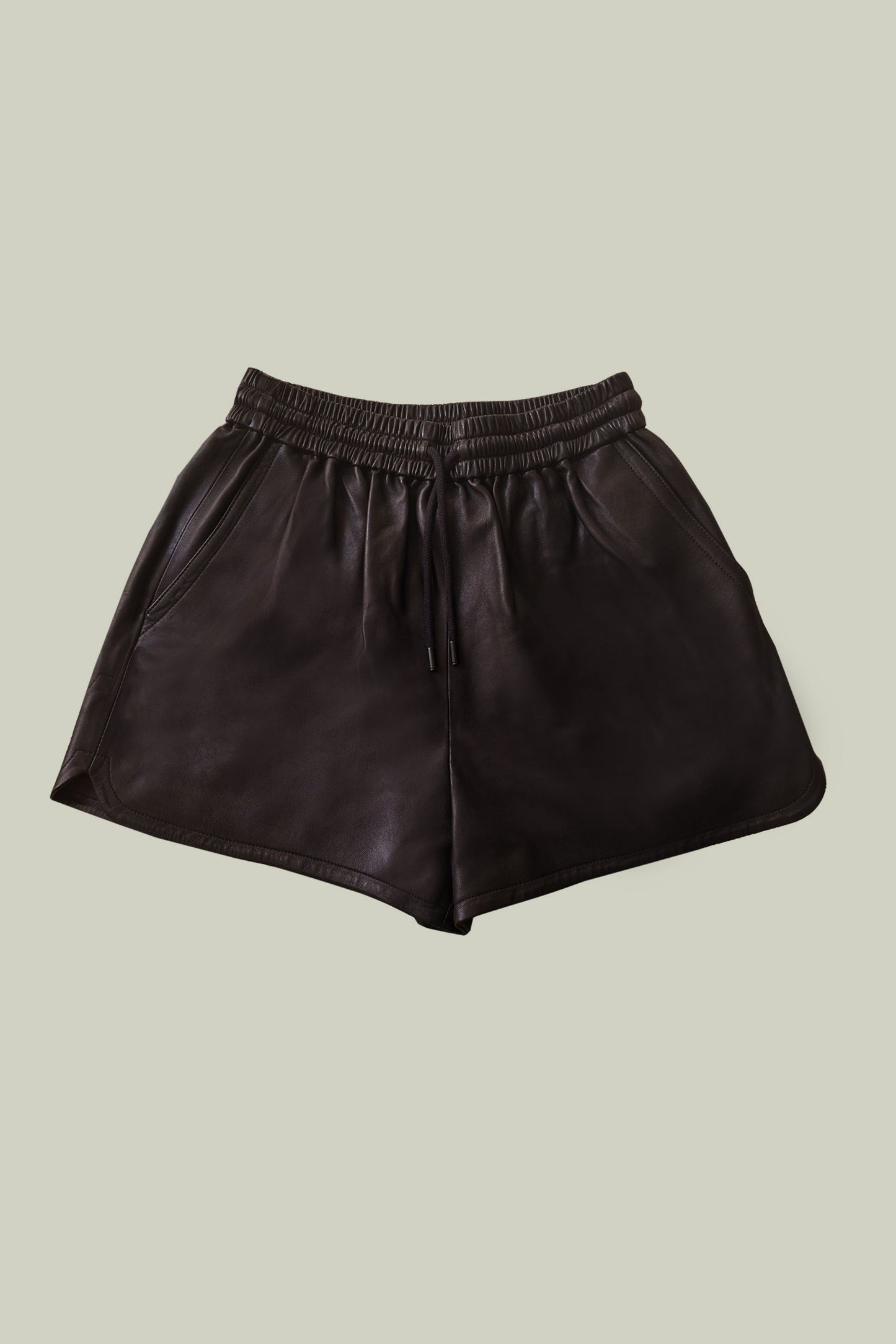 Sheep leather shorts