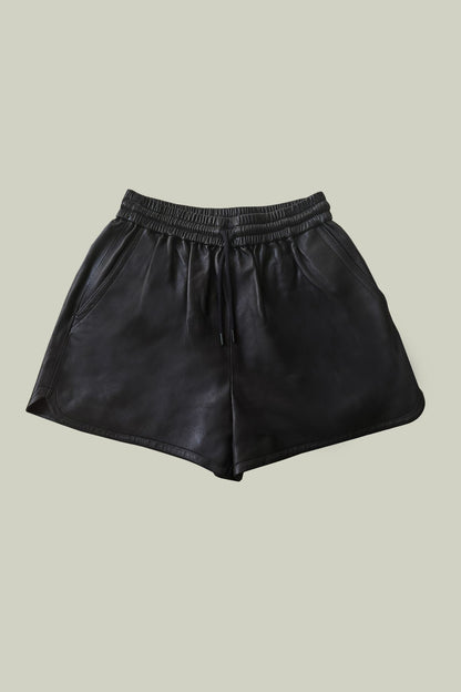 Sheep leather shorts