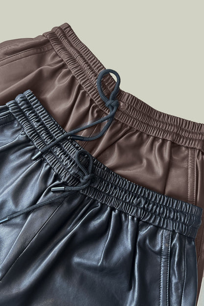 Sheep leather shorts
