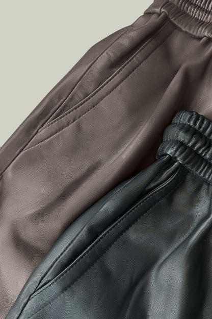 Sheep leather shorts
