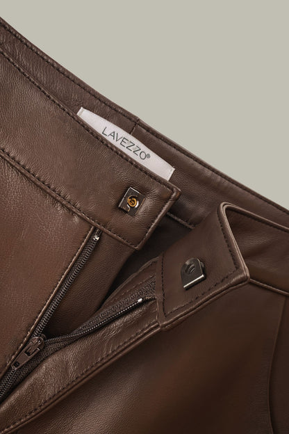 Pantalone in pelle di pecora