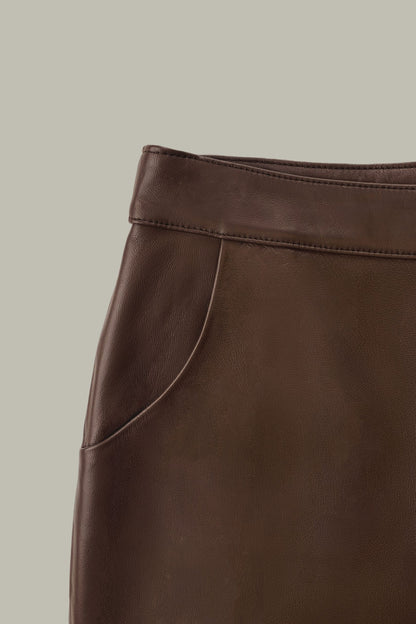 Pantalone in pelle di pecora