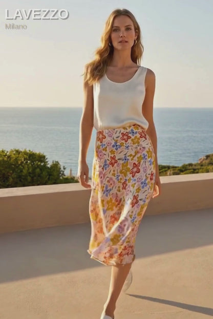 Heavy Silk Garden Skirt