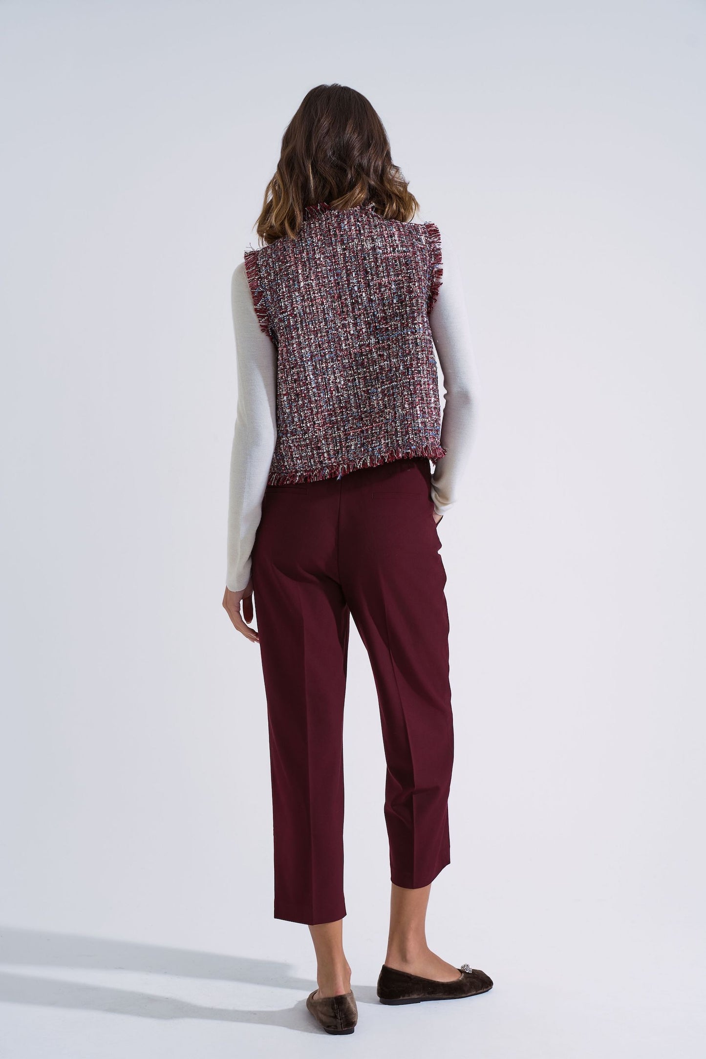 Retrò tweed vest