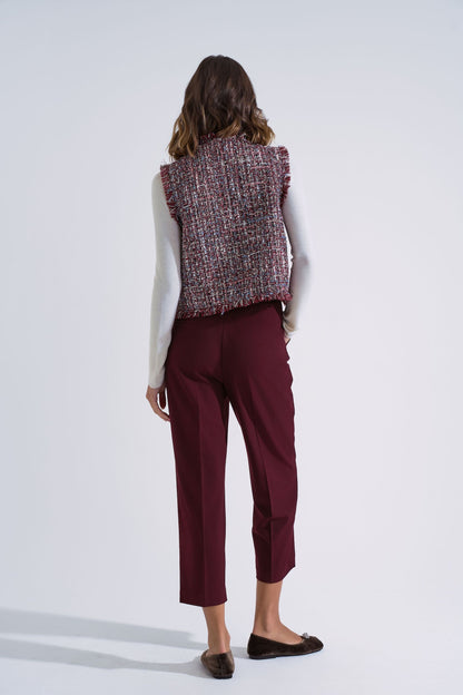 Retrò tweed vest