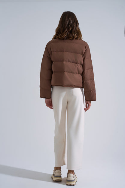 Short down jacket
