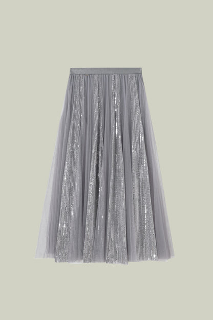 Tulle and sequin skirt