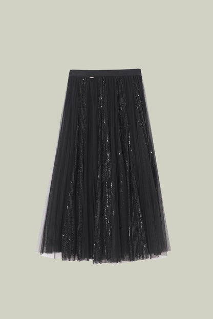 Tulle and sequin skirt