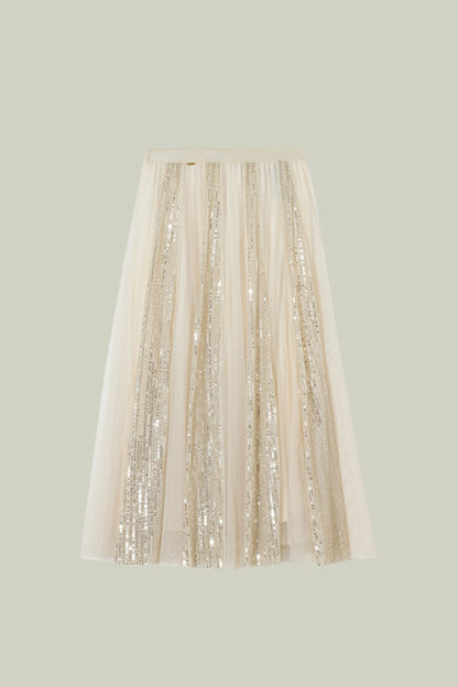 Tulle and sequin skirt