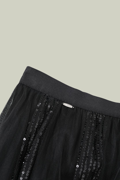 Tulle and sequin skirt