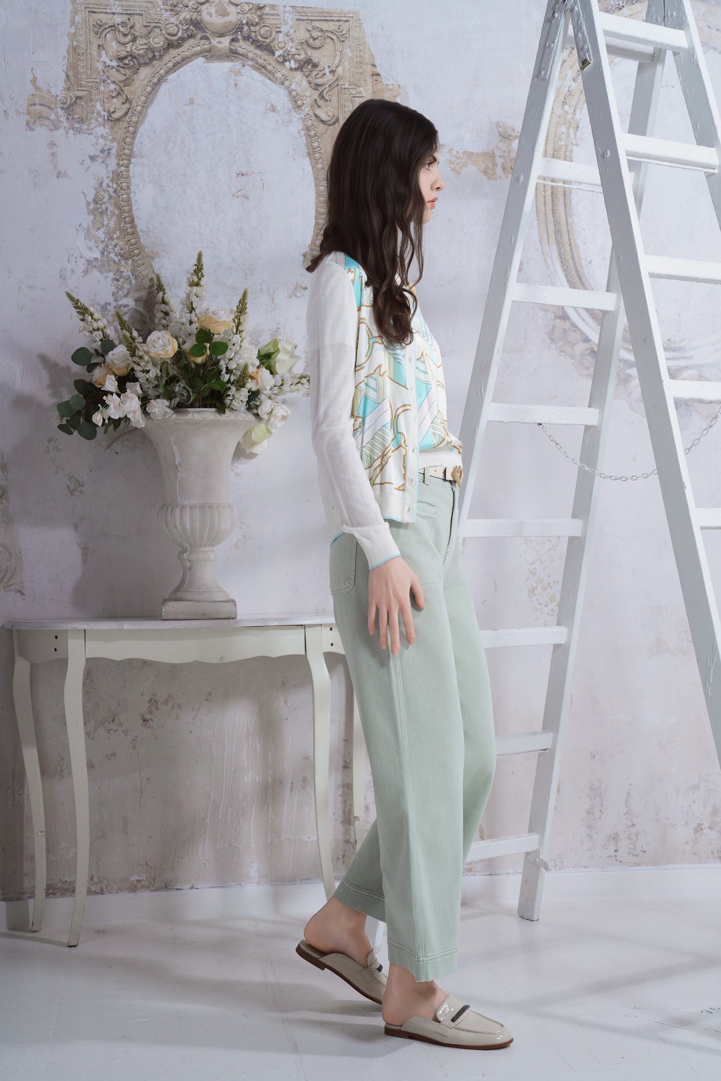 Silk cardigan
