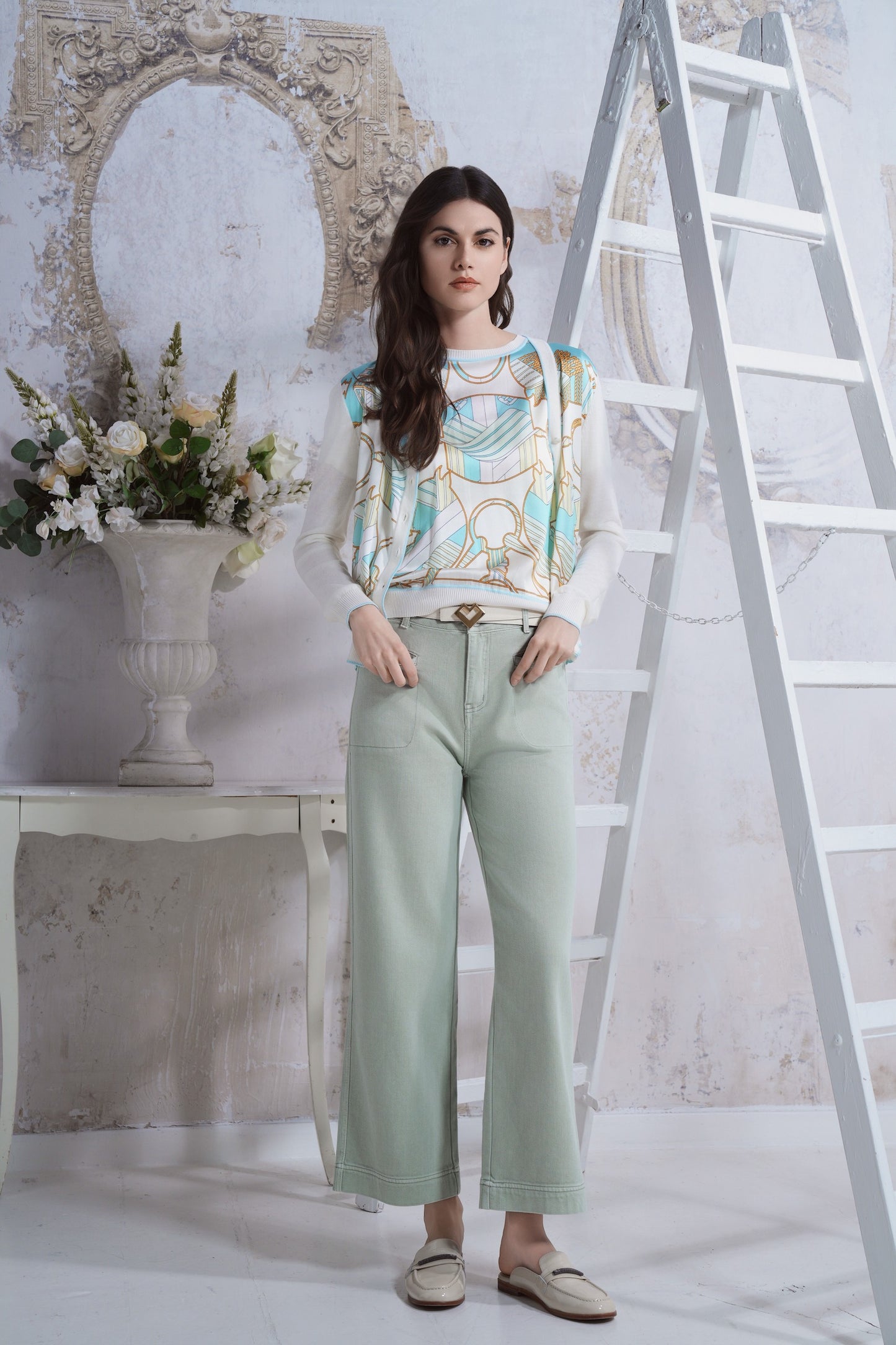 Silk cardigan