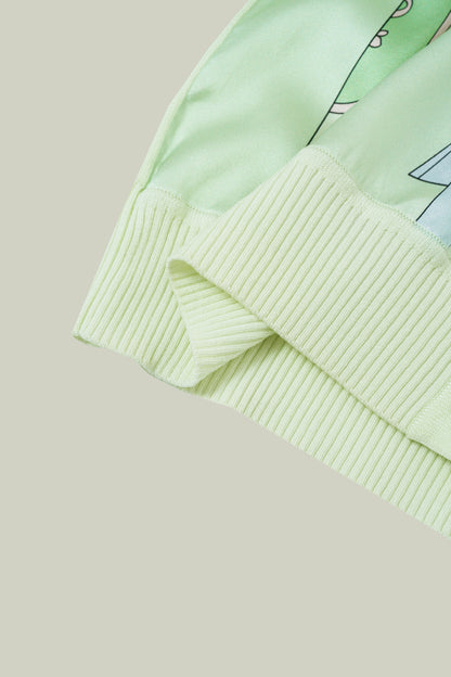 Maglia in seta stampata