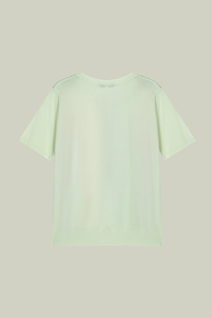 Maglia in seta stampata