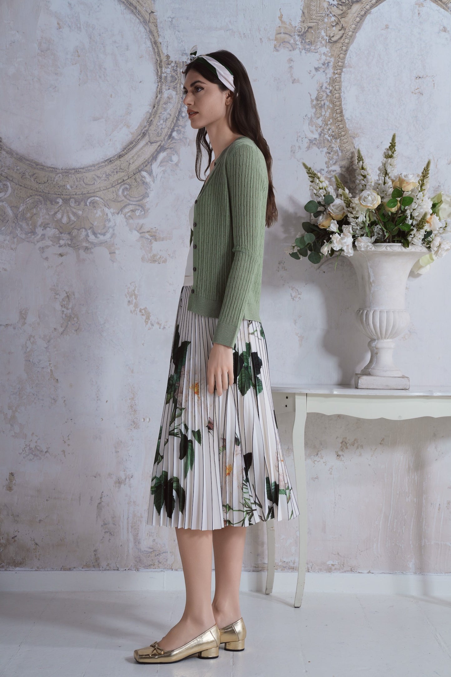 Pleated skirt