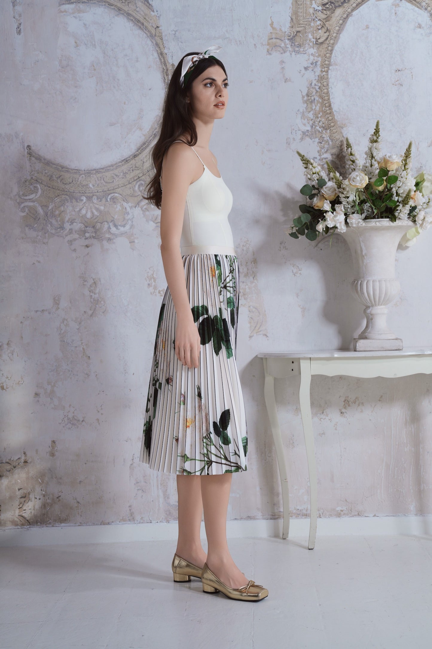Pleated skirt