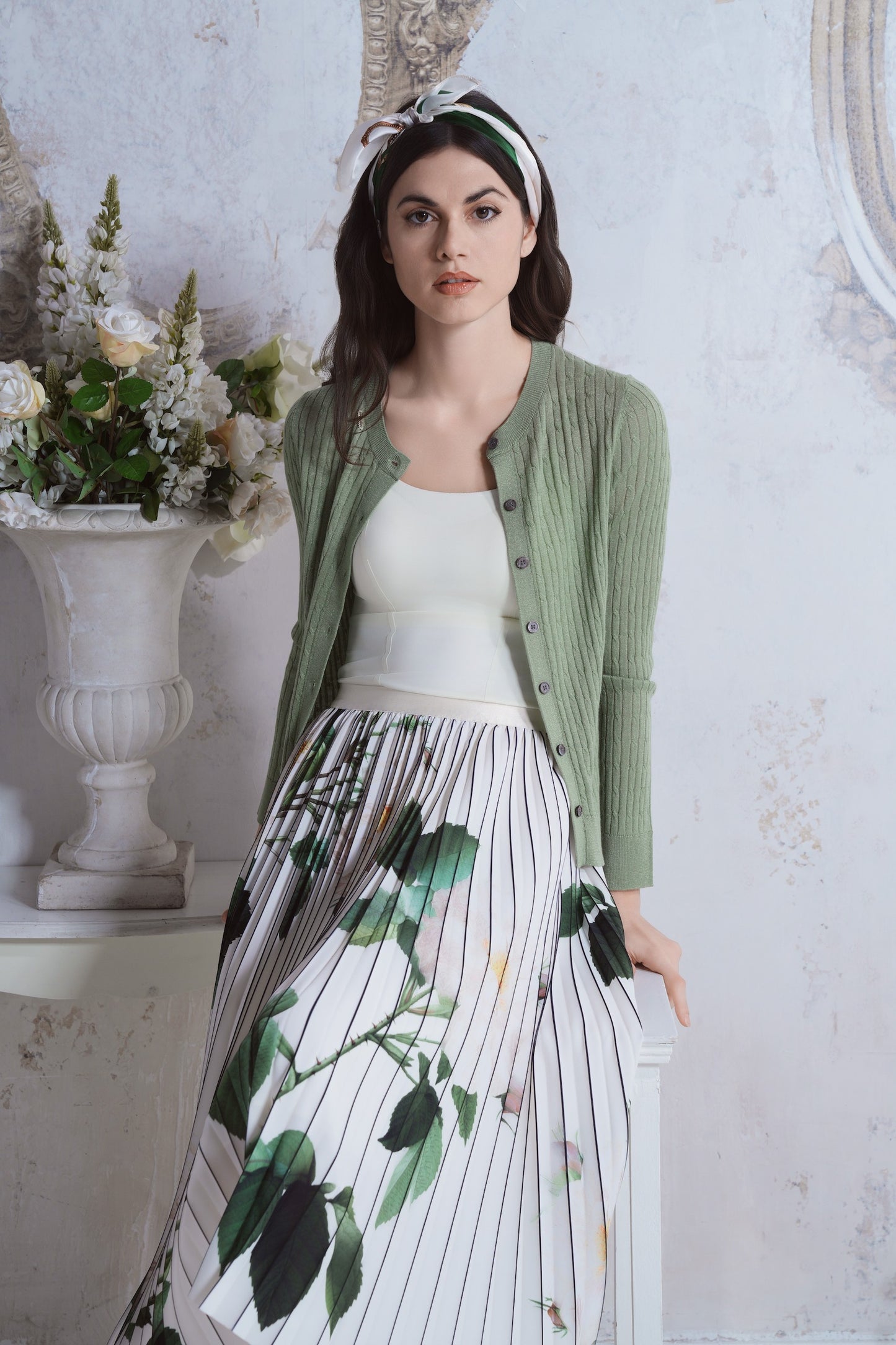 Pleated skirt
