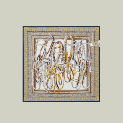 Double-sided harness print scarf  