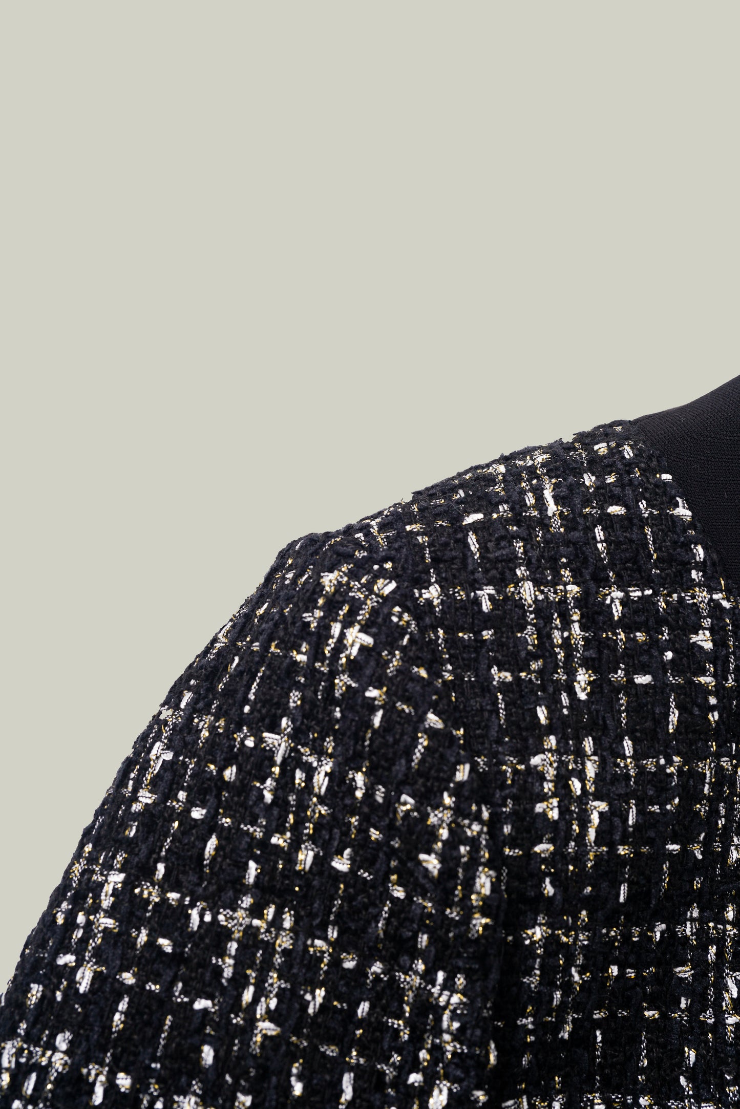 Short sleeve tweed