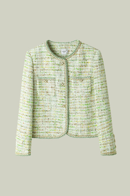 Ttweed green jacket