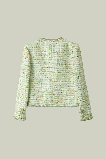 Ttweed green jacket